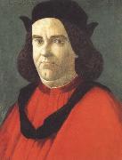 Sandro Botticelli Portrait of Lorenzo de'Lorenzi oil painting